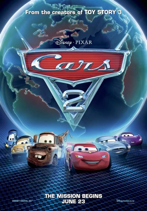 Cars 2 (2011) - Poster US - 540*800px