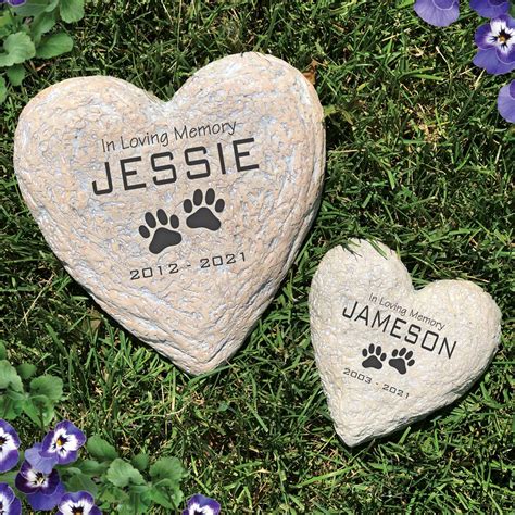 Engraved Pet Memorial Garden Stone | GiftsForYouNow