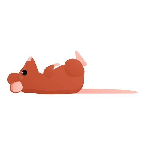 Chinese rat icon, cartoon style 14227360 Vector Art at Vecteezy