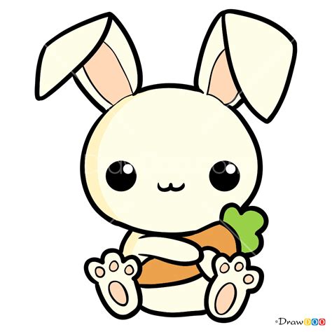 Cartoon Bunny Drawing - Cartoon Rabbits To Draw | Bodewasude