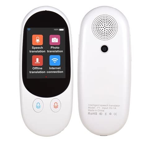 Smart Language Voice Translator Device Translation 51 Languages 2.4 ...