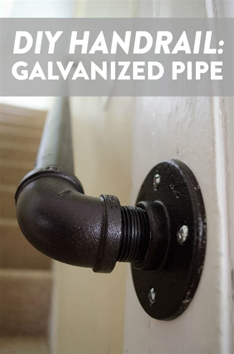 Handrail DIY: Galvanized Pipe - Smiedendipity