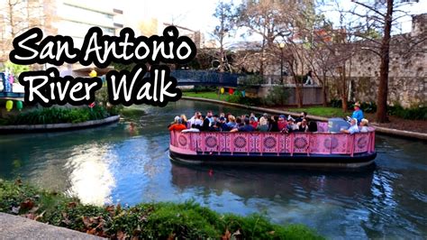 San Antonio River Walk - Boat Tour - YouTube