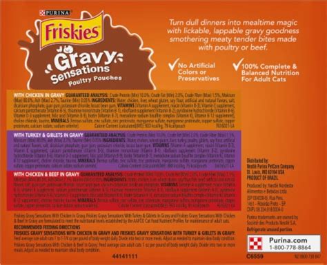 Friskies® Gravy Sensations Poultry Pouches Wet Cat Food Variety Pack ...