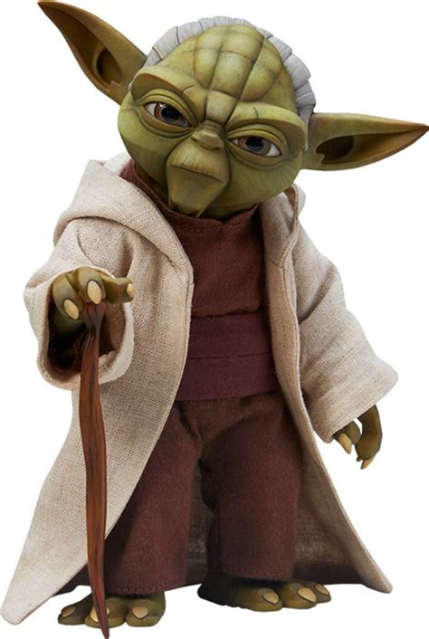 Star Wars: The Clone Wars - Yoda 1:6 Scale Figure - Sideshow Toys ...