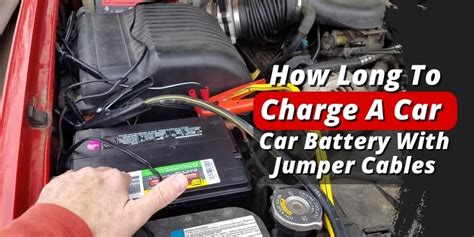 How Long To Charge Car Battery With Jumper Cables? - Learn To Recharge ...