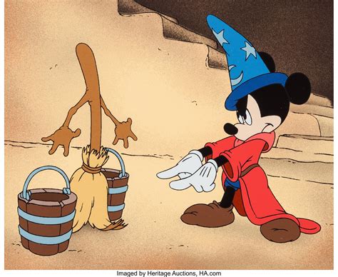 Mickey Mouse "The Sorcerer's Apprentice" Limited Edition Lithograph ...