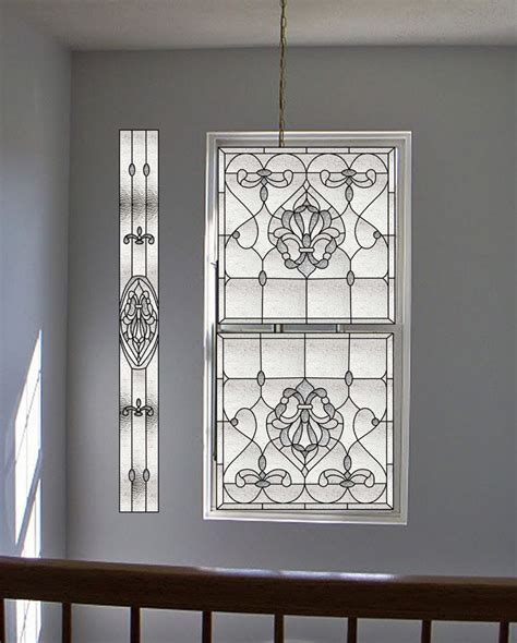 Decorative Window Film Stained Glass | Bathroom Storage Cabinet Over Toilet