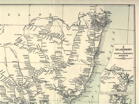 NSW Network Map - 1933