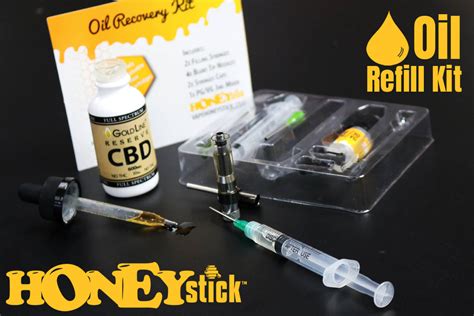 Vape Pen Cartridge Refill & Oil Recovery Kit by HoneyStick