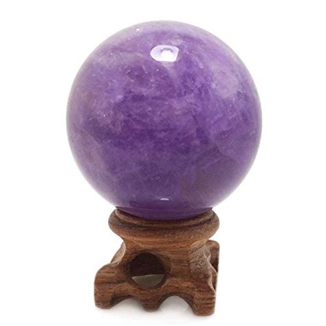 Amethyst Crystal Sphere, Rare Purple Power Stone Ball for Crystal ...