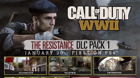 Call of Duty WW2 DLC 1 TRAILER The Resistance Map Pack - NEW Zombies ...