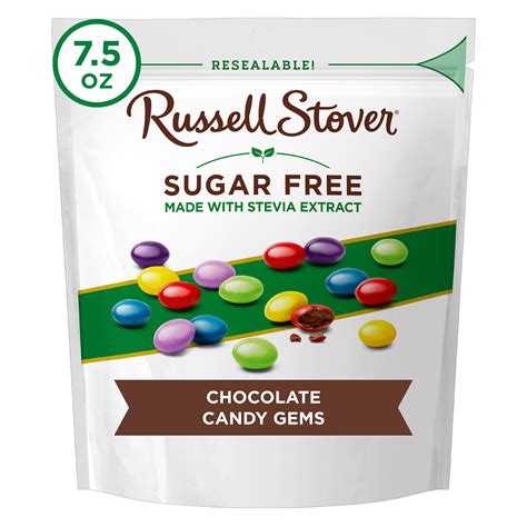 Russell Stover Sugar Free Chocolate Candy Gems, 7.5 OZ | Pick Up In ...