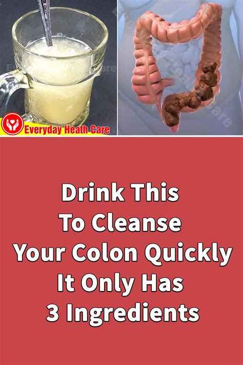 Drink This To Cleanse Your Colon Quickly - It Only Has 3 Ingredients ...