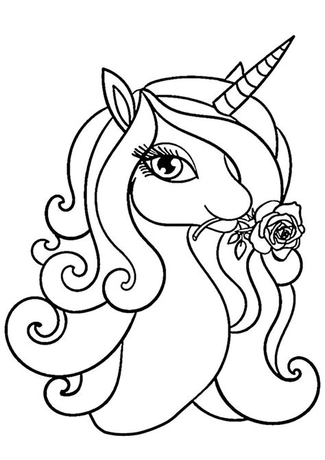 Coloring Pages Of Cute Baby Unicorns - subeloa11