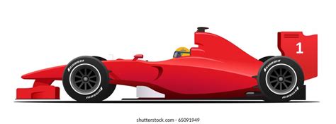 Racing car Formula 1 Royalty Free Stock SVG Vector and Clip Art