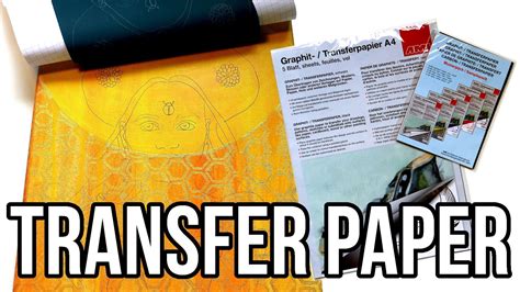 How to Use Graphite Transfer Paper || Art Tips | Transfer paper ...