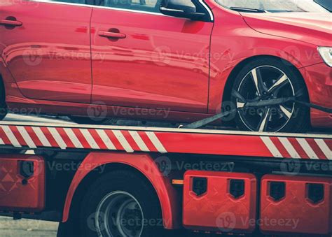 Car Towed Away on a Truck 24612434 Stock Photo at Vecteezy