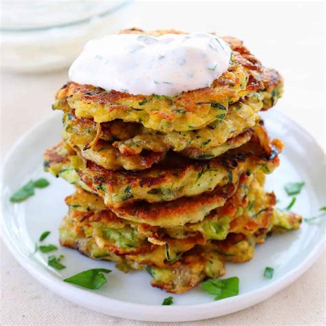 Zucchini Fritters Recipe - Crunchy Creamy Sweet