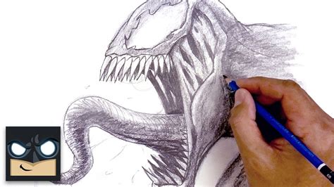 How To Draw Venom | Sketch Saturday (Step by Step) - YouTube