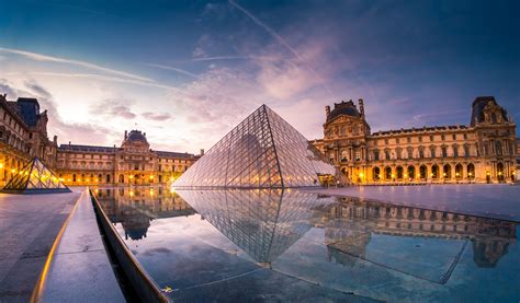 Louvre Pyramid, Awesome Louvre Pyramid, 3000x1757, #14416