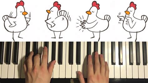 HOW TO PLAY - CHICKEN DANCE (Piano Tutorial Lesson) - YouTube