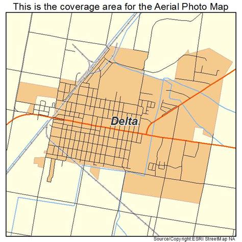 Aerial Photography Map of Delta, UT Utah