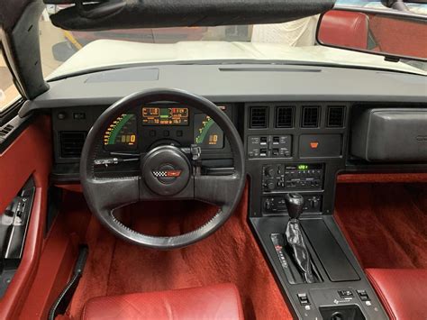 1985 Corvette in White with Carmine Leather Interior | Corvette Forum ...