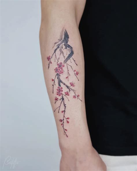 Top 84+ cherry blossom branch tattoo best - in.coedo.com.vn