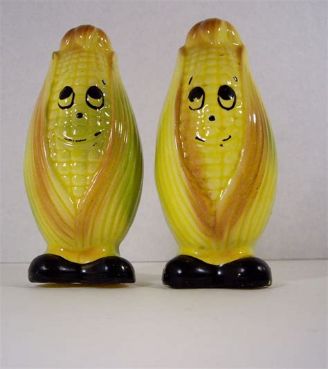 Vintage Salt and Pepper Shakers Set of Four 1950 to 1960 - Etsy