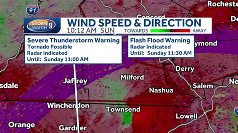 New Hampshire forecast video: Severe weather in NH for Sunday