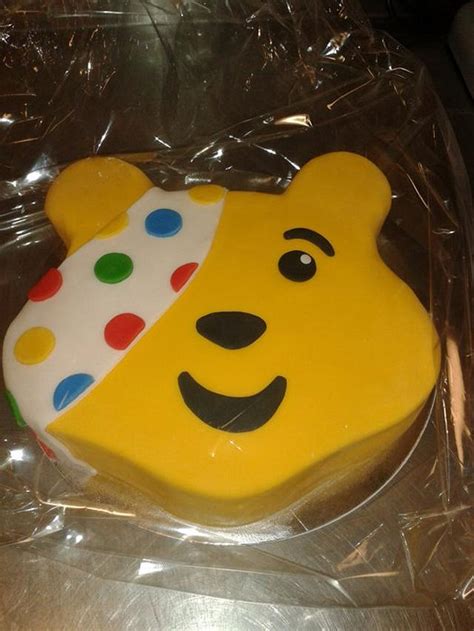 Pudsey-Bear - Decorated Cake by fabiolaviero - CakesDecor