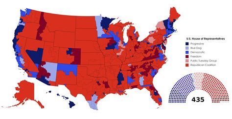 Us House Of Representatives Map By Party - Images For Life