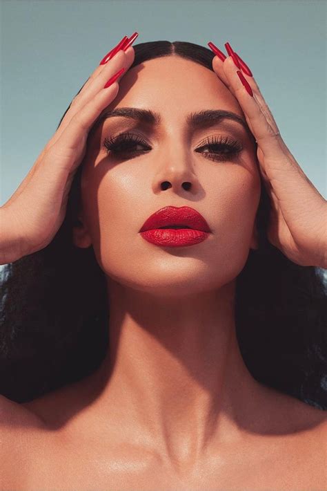 Kim Kardashian Introduces New Classic Red Lipstick to KKW Beauty Line ...