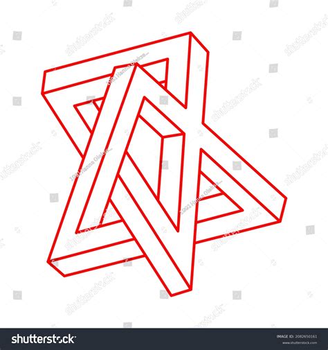 Impossible Objects Logo Optical Illusion Shapes Stock Vector (Royalty ...