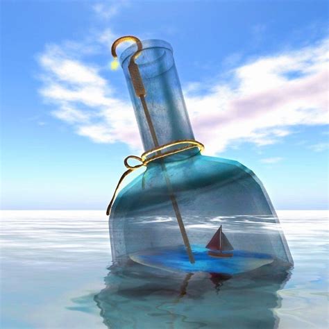 Sailboat in a bottle~ Beach | Boat in a bottle, Ship in bottle, Bottle