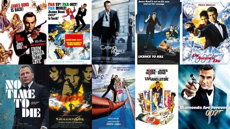 Quick & easy watch order guide to James Bond Franchise