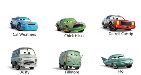 See All of The Characters from Disney/Pixar’s Cars 3 | Cute disney ...