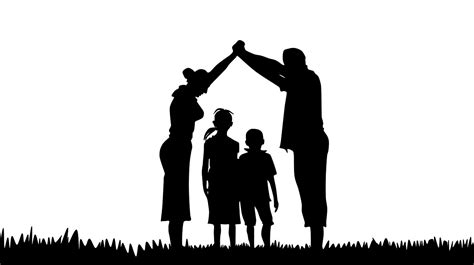 Family,silhouette,prayer,christian family,free pictures - free image ...