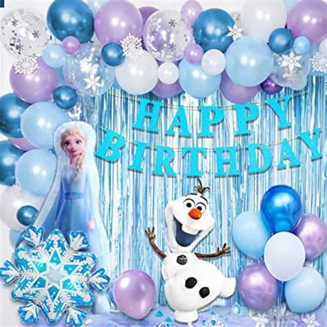 Frozen Birthday Decorations, Frozen Birthday Party Supplies Balloons ...