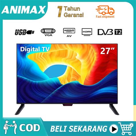 Jual ANIMAX TV Digital LED 27 inch TV LED 21/22/24/25/27 Inch Digital ...