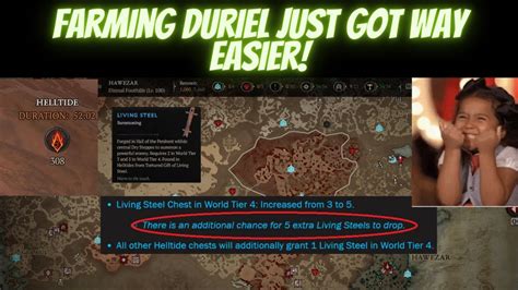 Diablo4- FARMING Mats for DURIEL just got WAY EASIER! - YouTube