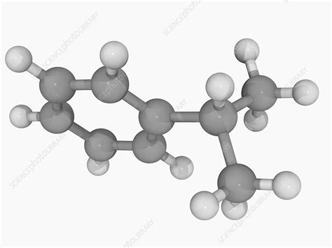 Cumene molecule - Stock Image - F004/6272 - Science Photo Library