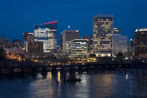 Richmond Skyline at night