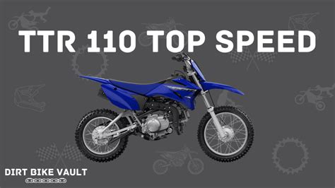 TTR 110 Top Speed: Fastest Pit bike, But No Parts - Dirt Bike Vault