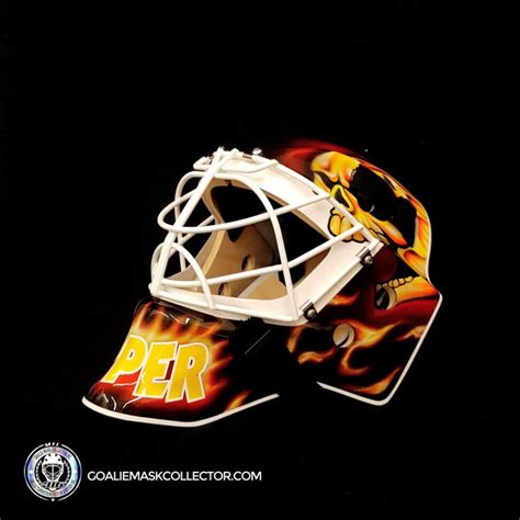 Miikka Kipper Kiprusoff Goalie Mask Unsigned Calgary V1 Tribute ...