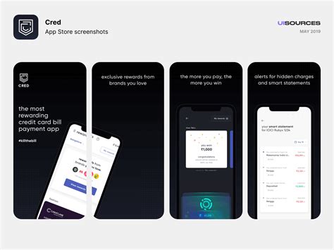 Cred - App Store Screenshots Screenshots | UI Sources