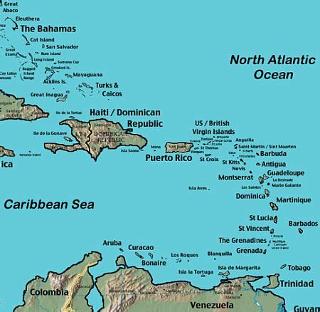 Antigua Map - Plan Your Caribbean Island Vacation! ISatellite Map