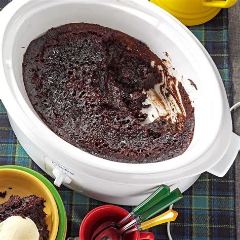 Slow Cooker Chocolate Lava Cake Recipe | Taste of Home