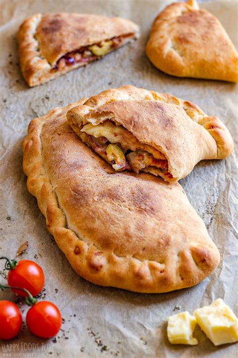 Easy Calzone Pizza Recipe - Happy Foods Tube